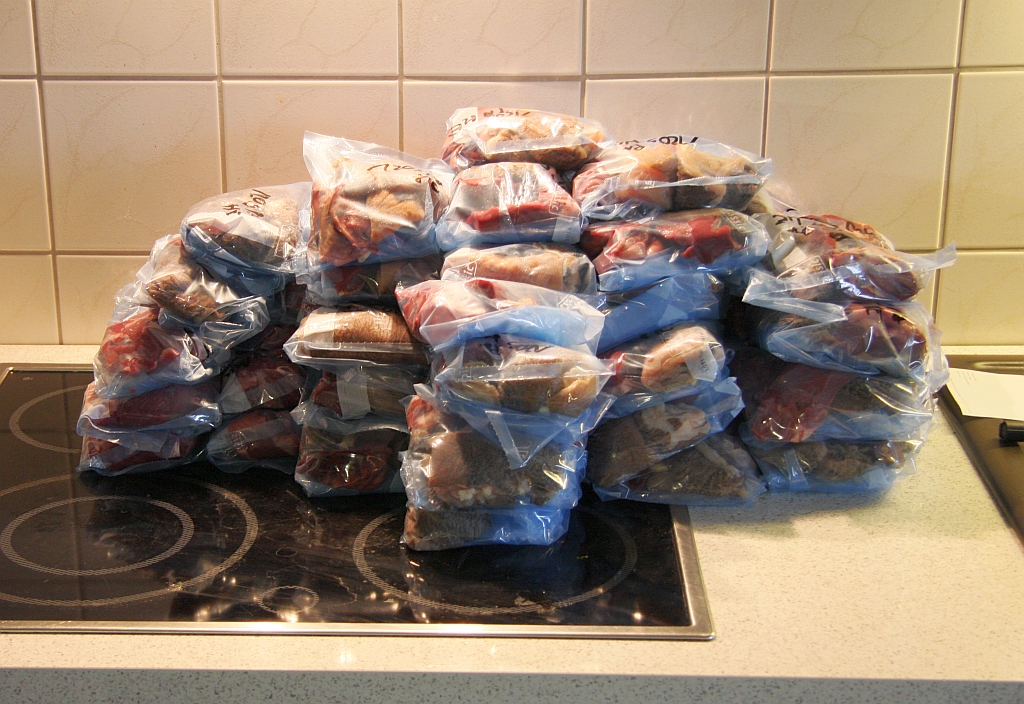 Barf portioniert